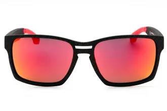Rudy Project SP573819 Rectangular Mirrored Lens Sunglasses - Black