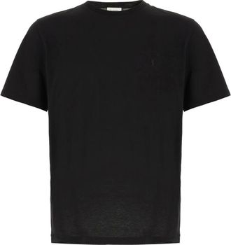 Saint Laurent T-Shirts, male, Black, Size: XL Cassandre Oversized T-Shirt