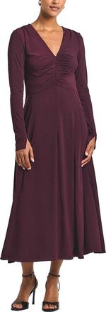 Derek Lam Isabella Ruched Front Long Sleeve Dress