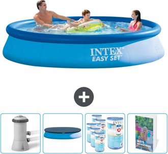 Intex Piscina Easy Set Redonda - 366x76 Cm - 7-piezas Scb111