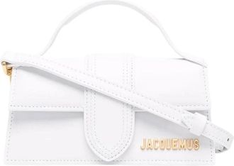 Jacquemus Le Bambino Schoudertas - Dames - Mini tas - Wit - ONE Size - Katoen - Tassen