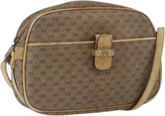 Gucci Pre-owned Cross Body Bags, female, Beige, Size: ONE SIZE Pre-owned Vintage Cross Body Bag