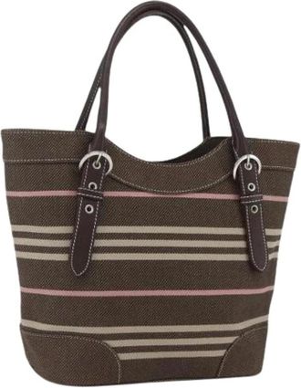 Burberry Pre-owned Tote Bags, female, Brown, Size: ONE SIZE Pre-owned Tote Bag