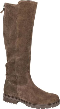Gabor Dreamvelour/Elastische Laars - Dames - Schoenen - Bruin - Maat: 38 1/2 EU Zijde