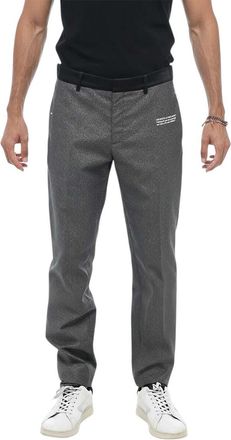 Off-white Dark Grey Tailored Trousers
