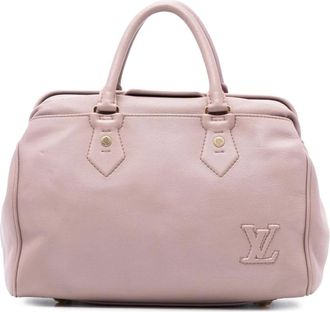 Louis Vuitton Pre-owned Handbags, female, Pink, Size: ONE SIZE Pre-owned Leather Satchel Bag