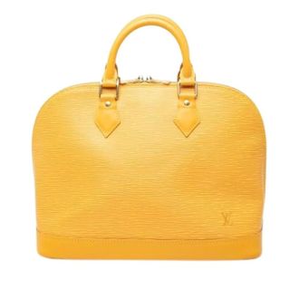 Louis Vuitton Pre-owned Alma PM - Dames - Pre-owned - Geel - Maat: ONE Size Leer