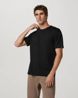 Vuori Clothing Short Sleeve Merino Wool T-Shirt 2.0 | Silverline | Medium