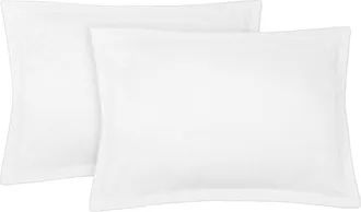 Febronie Funda de almohada (x2) lino blanco 50x70