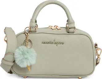 Nanette Lepore Ellah Mini Convertible Satchel Bag in Clary Sage at Nordstrom Rack