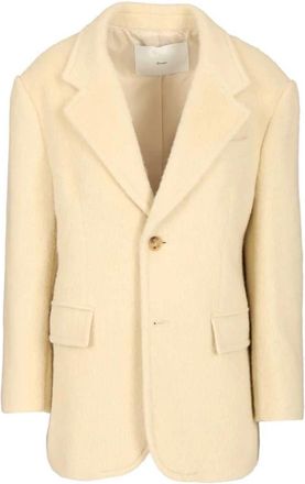 Dunst Alpaca Blazer Coat - Dames - Blazers - Wit - XS - Wol - Jassen