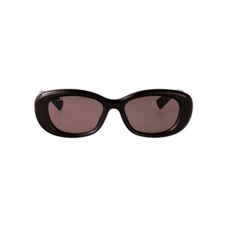Gucci Stijlvolle zonnebril voor vrouwen - Dames - Accessoires - Bruin - Maat: 53 MM