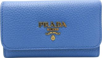 Prada Blue Leather Wallet (Pre-Owned)