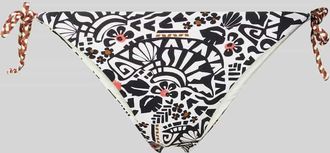 Banana Moon Banana Moon Slim Fit Bikini-Hose mit floralem Allover-Print Modell Jaka in Black, Gr&ouml;&szlig;e XL