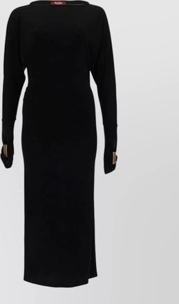 Max Mara draped maxi dress