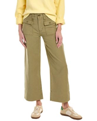 Frame Denim 70s Washed Summer Sage Crop Straight Jean