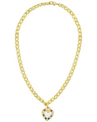 Adornia Adornia 14K Plated Pearl Pendant Necklace