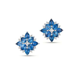 Le Vian Ladies Blueberry Sapphire Earrings set in 14K Vanilla Gold