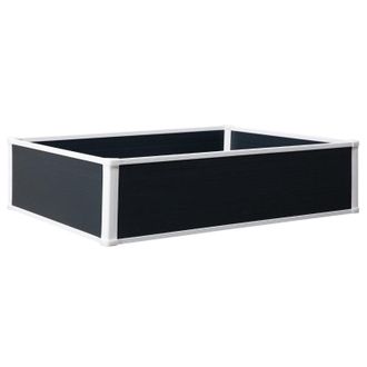 OUTSUNNY Garden Raised Bed 120x90x30 cm - Grey | TJ Hughes