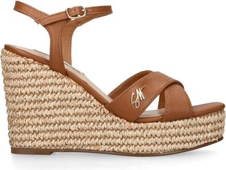 Steve Madden Womens Leather Cylo Tan Heels - Size UK 7