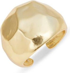 Karine Sultan Liquid Textured Dome Ring in Gold at Nordstrom
