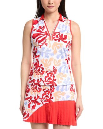 Callaway Summer Abstract Floral Top