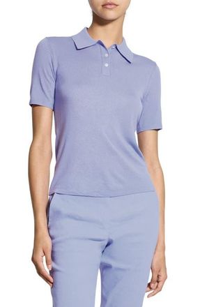 Theory Merino Wool Polo in Lavender Glow at Nordstrom, Size Medium