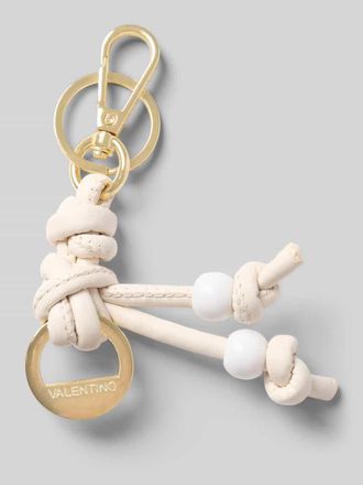 Valentino Handbags Schl&uuml;sselanh&auml;nger mit Ziersteinbesatz Modell Eloura in Weiss, Gr&ouml;&szlig;e 1