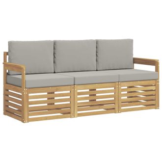 vidaXL Juegos De Sof&aacute;s Madera De Acacia S&oacute;lida Vidaxl