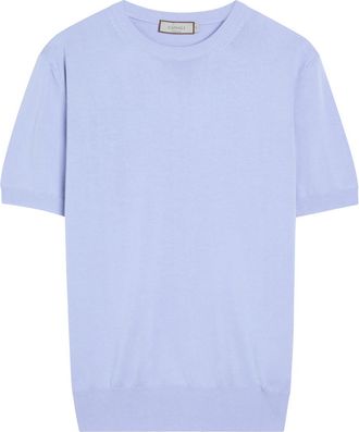 Canali Fine Cotton-knit T-shirt - Light Blue - 50 (IT50 / L)