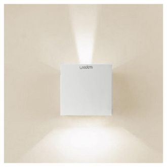 Trade Shop Trade Shop - Applique Led Cubo Lampada A Parete Wisdom 6w 810lm Regulable Luce Updown Ip65