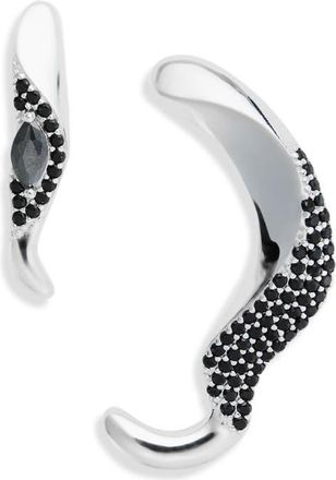 Collina Strada Sorrel Stud Earrings in Black Diamond at Nordstrom