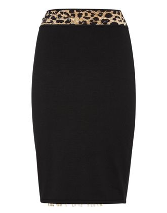 Philipp Plein Knit Skirt Leopard