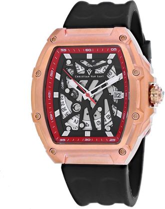 Christian Van Sant Odyssey Automatic Black Dial Mens Watch CV6194B