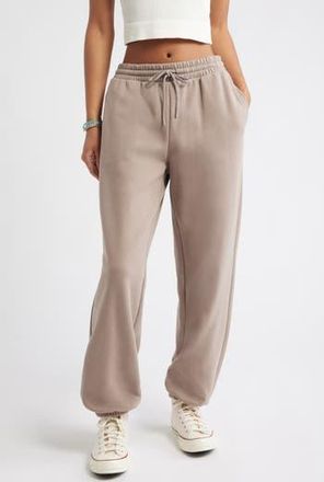BP. Baggy Fleece Joggers in Grey Fungi at Nordstrom Rack, Size Large