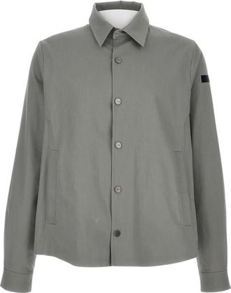 Roberto Ricci Design Marina Overshirt Jacket - Heren - Zomerjassen - Grijs - L - Katoen - Jassen