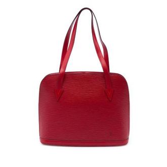 Louis Vuitton Pre-owned Lussac Schoudertas - Dames - Pre-owned - Rood - Maat: ONE Size Leer