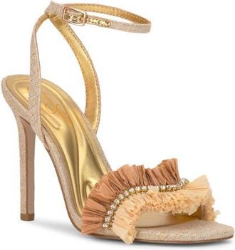 Jessica Simpson Omiena Ankle Strap Sandal in Light Natural at Nordstrom, Size 8.5