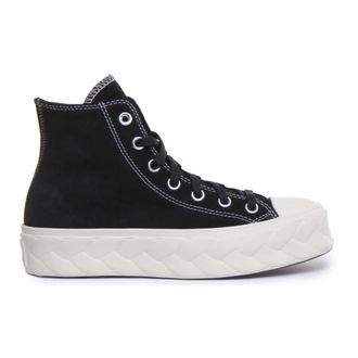 Converse Braided Platform Hi-Top Sneaker Black