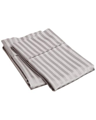Superior 300 Thread Count Egyptian Cotton Striped Pillowcases