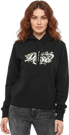 Diesel Black Graphic Hoodie