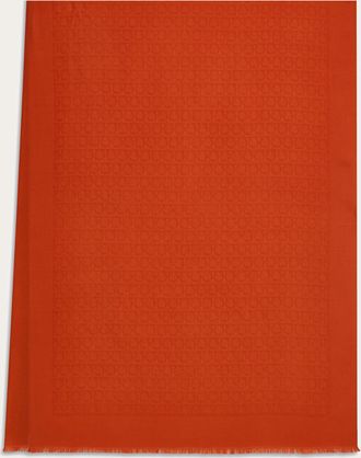 Ferragamo Donna Stola Gancini Arancione