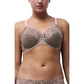 Chantelle Rive Gauche Full Coverage Underwire Bra in Bronzed Taupe Rose at Nordstrom, Size 36C