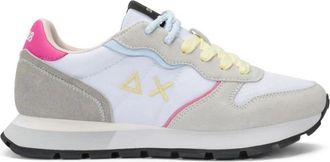Sun 68 Ally Color Explosion - Dames - Sneakers - Wit - 36 EU - Leer - Schoenen