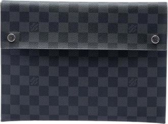 Louis Vuitton Pre-owned Alpha Pochette - Heren - Vintage Clutch - Grijs - ONE Size - Vintage