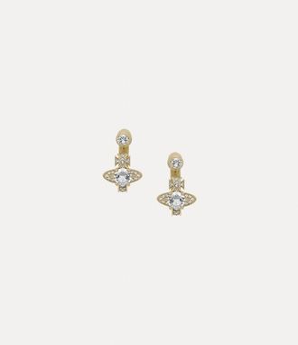 Vivienne Westwood Maitena Earrings Gold Cubic Zirconia Women