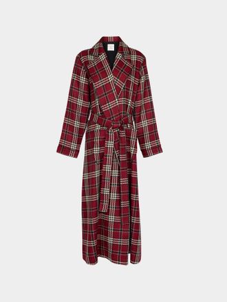 Emilia Wickstead Wool Check Robe