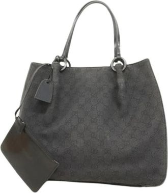 Gucci Pre-owned Tote Bags, female, Black, Size: ONE SIZE Pre-owned Tote bag