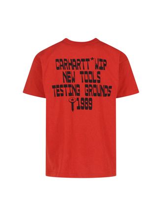 Carhartt Work in Progress Mens T-Shirts And Polos Red Organic Cotton