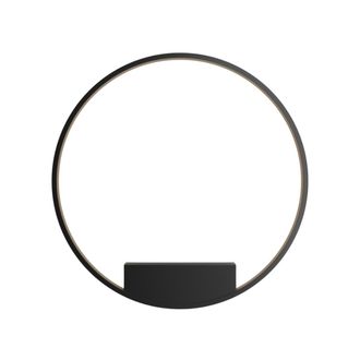 Maytoni Applique Tonda Nera Maytoni Rim Led 51w 3000k 2400lm